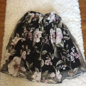 Floral Tea Skirt
